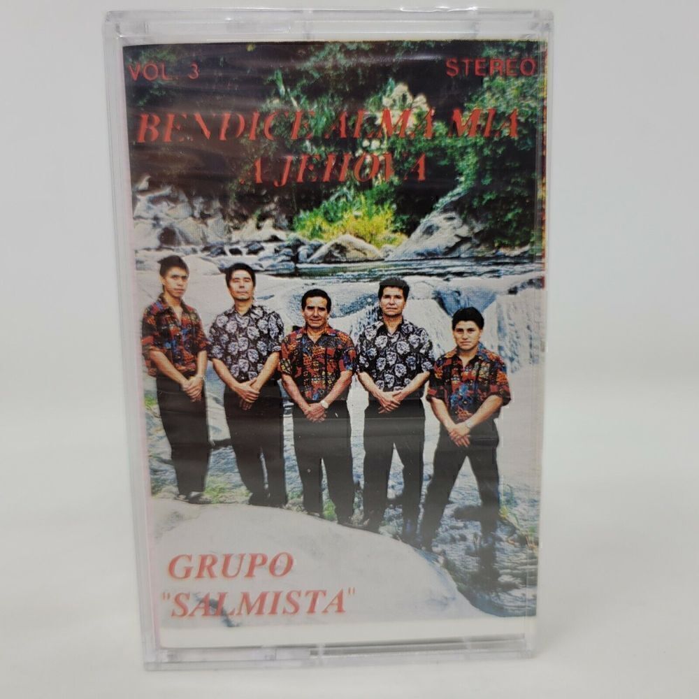 GRUPO SALMISTA BENDICE ALMA MIA A JEHOVA LATIN SPANISH CHRISTIAN CASSETTE TAPE